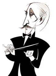 Arturo Toscanini, Karikatur